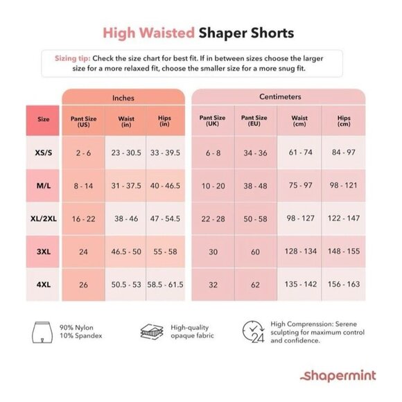 High Waisted Shapewear Nude Plus Size 4XL Tummy Control Shorts Firm for Dress - Picture 6 of 9